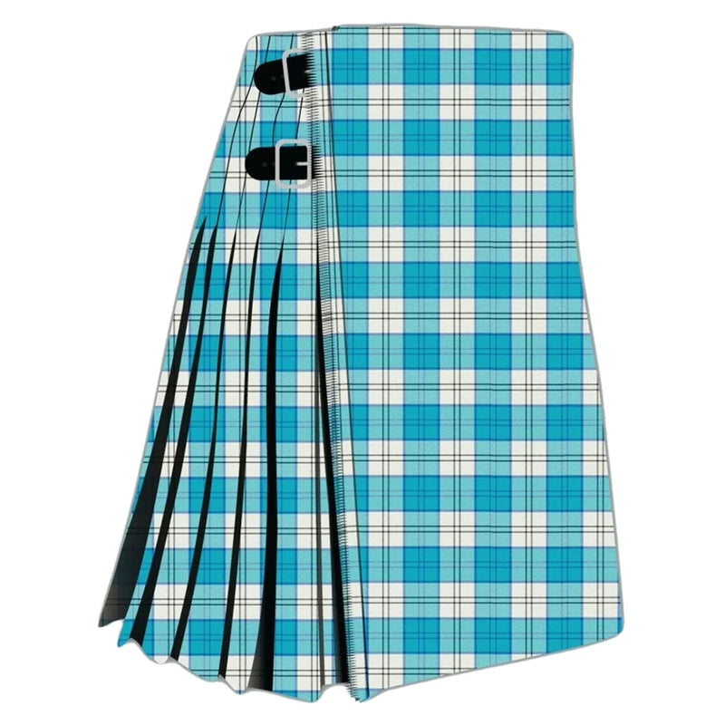 Lennox Dress Turquoise Tartan Kilt