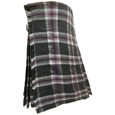 Lion Heart Grey Tartan Kilt - view 2
