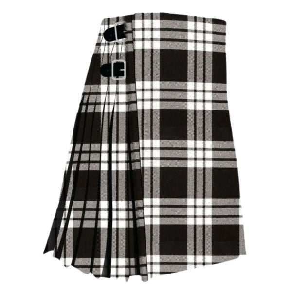 MacFarlane Black & White Ancient Tartan Kilt