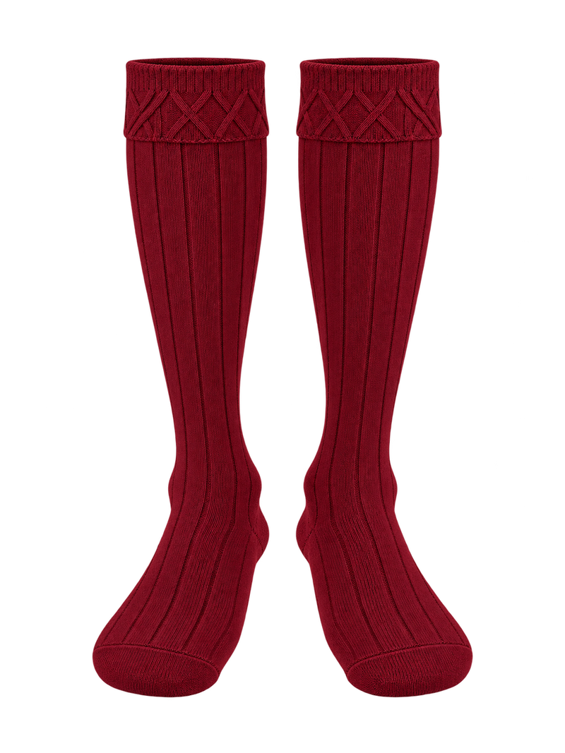 Maroon Kilt Hose