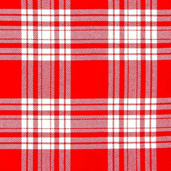 Menzies Red White Modern Tartan Kilt