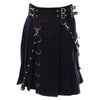Modern Black Punk Kilt