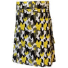 Modern Pattern Camo Utility Kilt with Detachable Pocket