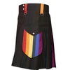 Modern Box Pleated Hybrid Kilt