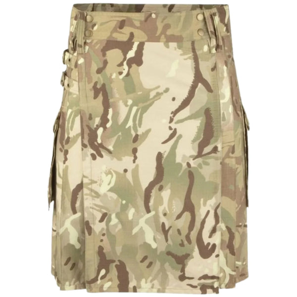 Multi Camouflage Kilt For Men