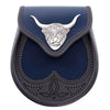 Navy Matt Highland Semi Dress Sporran