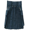 New Black Denim kilt