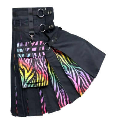 New Rainbow Tiger Striped Kilt - view 2