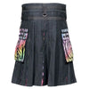 New Rainbow Tiger Striped Kilt