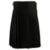 Plain Black Tartan kilt