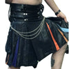Rainbow Leather Kilt