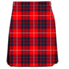 Red Hamilton Modern Women Tartan Kilt