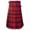 Red Rose Modern Tartan Kilt