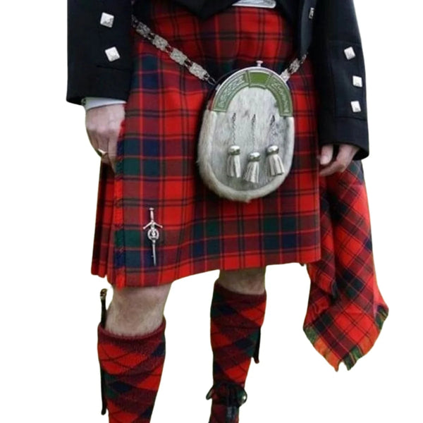 Robertson Red Modern Tartan Kilt