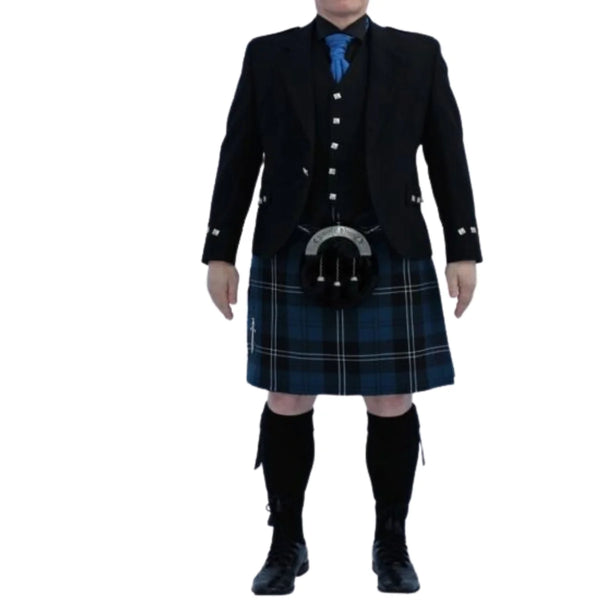 Robertson Red Modern Tartan Argyle Oufit