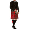 Royal Stewart Tartan Formal Prince Charlie Heavy Kilt Outfit