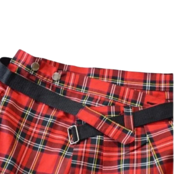 Schottenrock Kilt - Tartan Rot