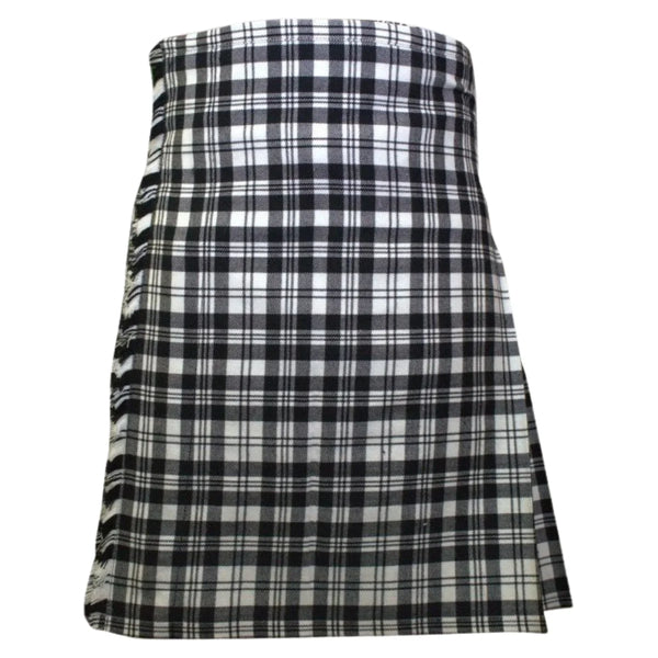Scott Black And White Modern Tartan Kilt