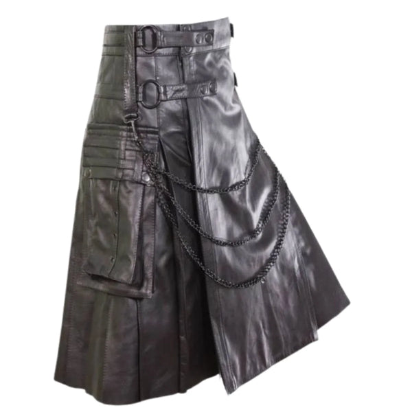 Scottish Pride Leather Kilt