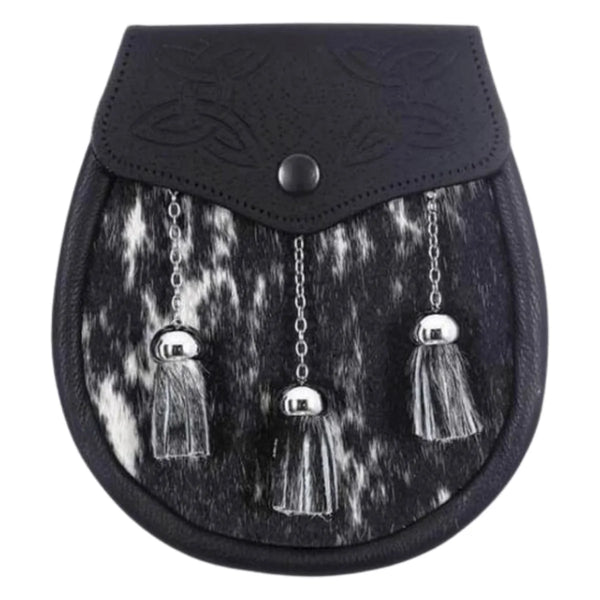 Semi Dress Mottled Calfskin Celtic Embossed Sporran