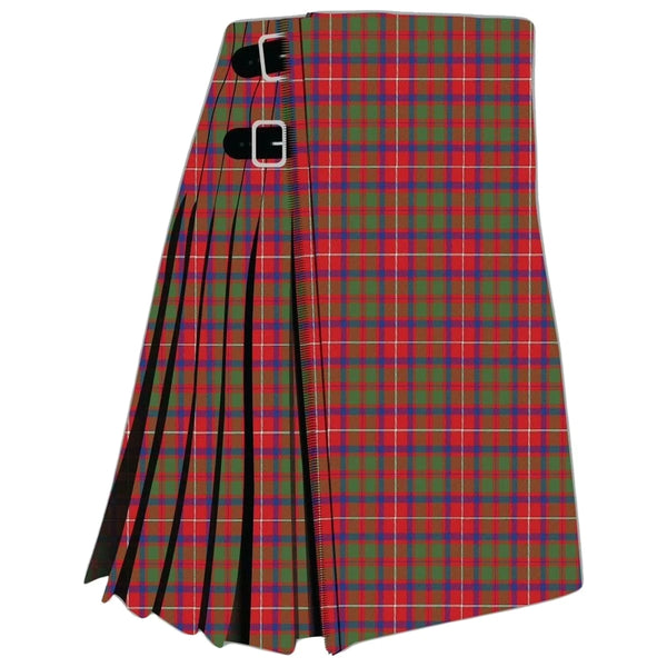 Shaw Red Modern Tartan Kilt