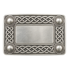 Silver Celtic Knot Kilt Buckle