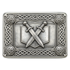 Silver Cross Kilt Buckle