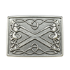Silver Saltire Kilt Buckle