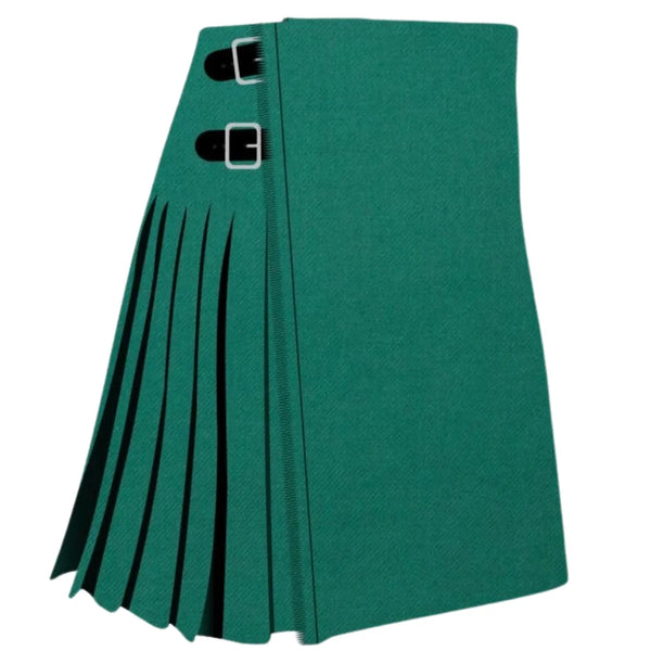 Solid Green Ancient Tartan Kilt