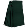 Solid Green Tartan Kilt