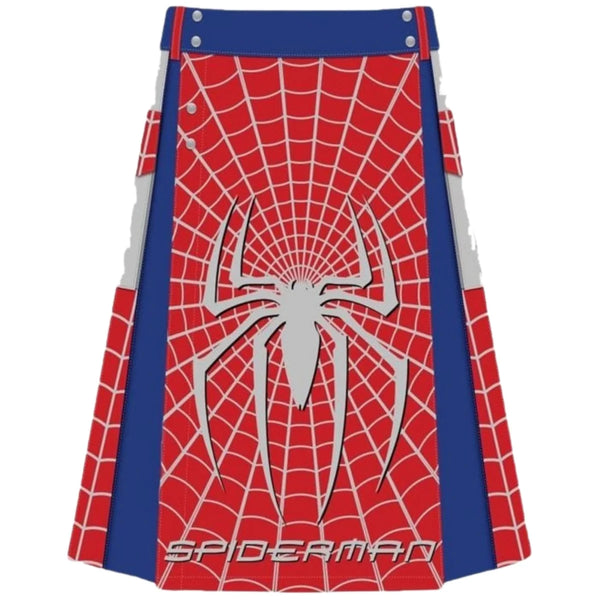 Spiderman Kilt for men