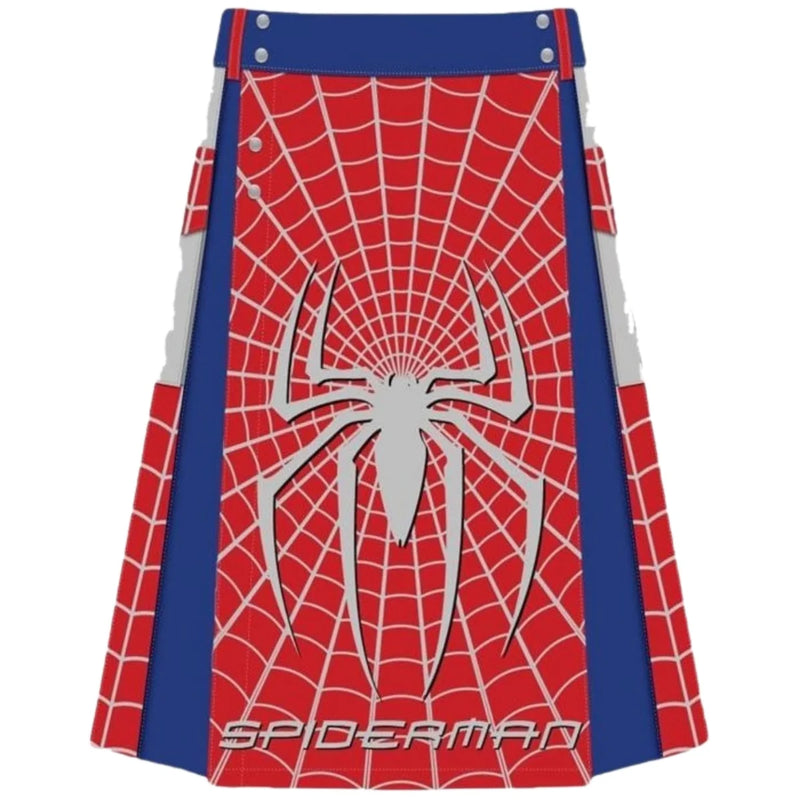 Spiderman Kilt for men