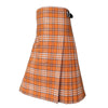 Tennessee Volunteer Orange Tartan Kilt