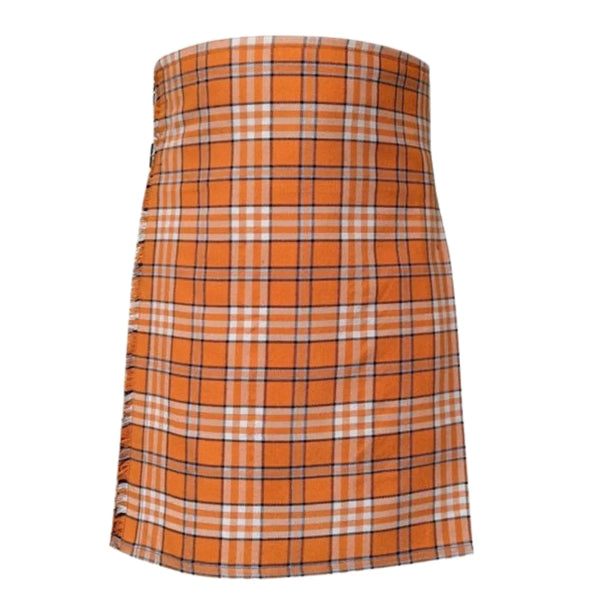 Tennessee Volunteer Orange Tartan Kilt