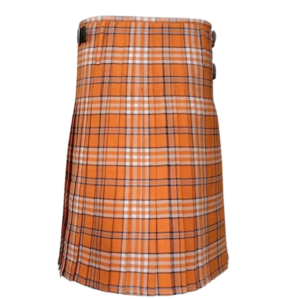 Tennessee Volunteer Orange Tartan Kilt