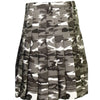 Urban Snow Camouflage Canvas Utility Kilt