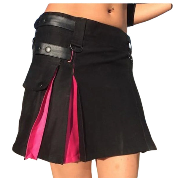 Women Modern Grey Hybrid Kilt