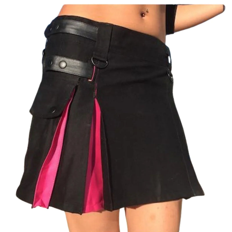 Women Modern Grey Hybrid Kilt