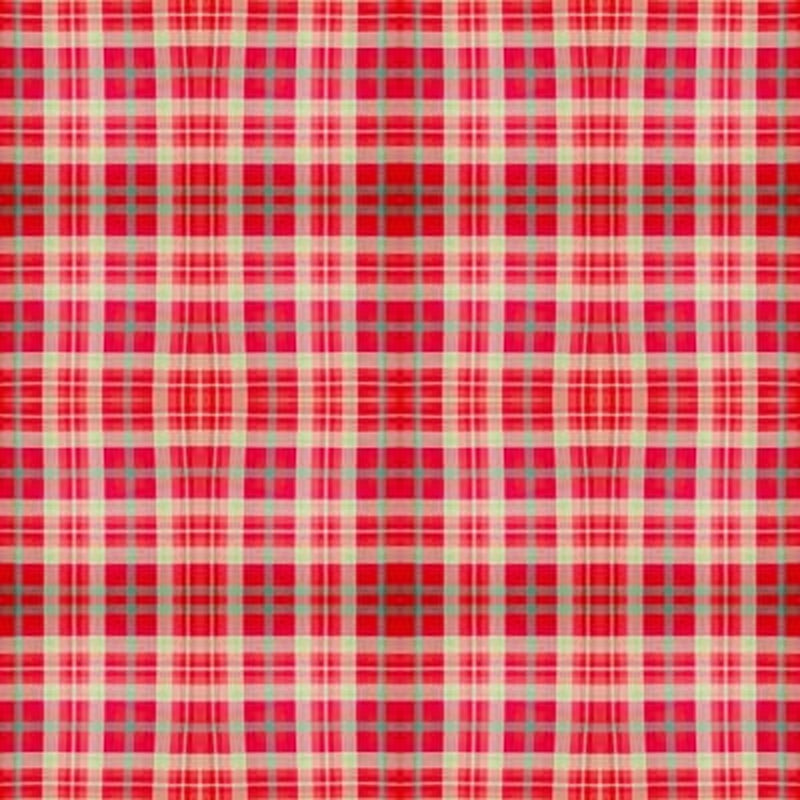 Highland Rose tartan fabric