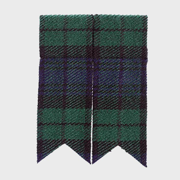 Black Watch Tartan Kilt Flashes