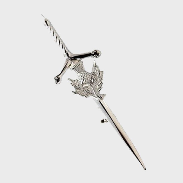 Claymore Silver Kilt Pin