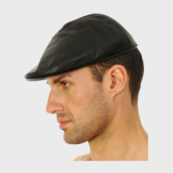 Leather Cowhide Players Cap