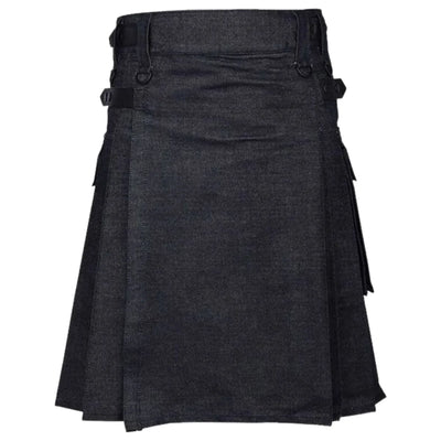 Active Men Denim Utility Kilt - view 2