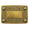 Antique Celtic Knot Kilt Buckle