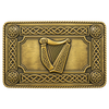 Antique Irish Harp Kilt Buckle