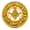 Antique Masonic Kilt Brooch