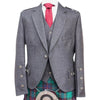 Argyle Kilt Jacket and Waist coat Charcoal Grey