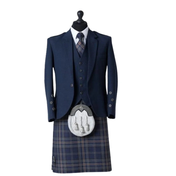 Arian Mist Tartan With Tweed Jacket Outfit