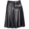 Black Design Scottish Leather Utility Kilt