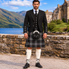 Black Isle Tartan Kilt with Morton Black Jacket Outfit